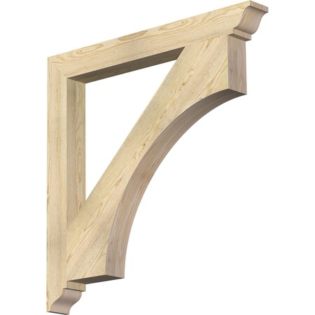 Ekena Millwork Westlake Traditional Rough Sawn Bracket, Douglas Fir, 4"W x 38"D x 38"H BKT04X38X38WTL01RDF